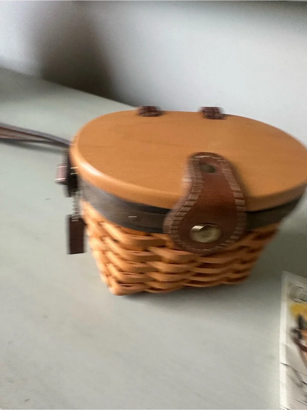 Longaberger collectors club country estates small saddlebrook basket